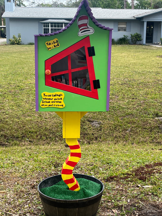 Dr. Seuss Whimsical Neighborhood Library