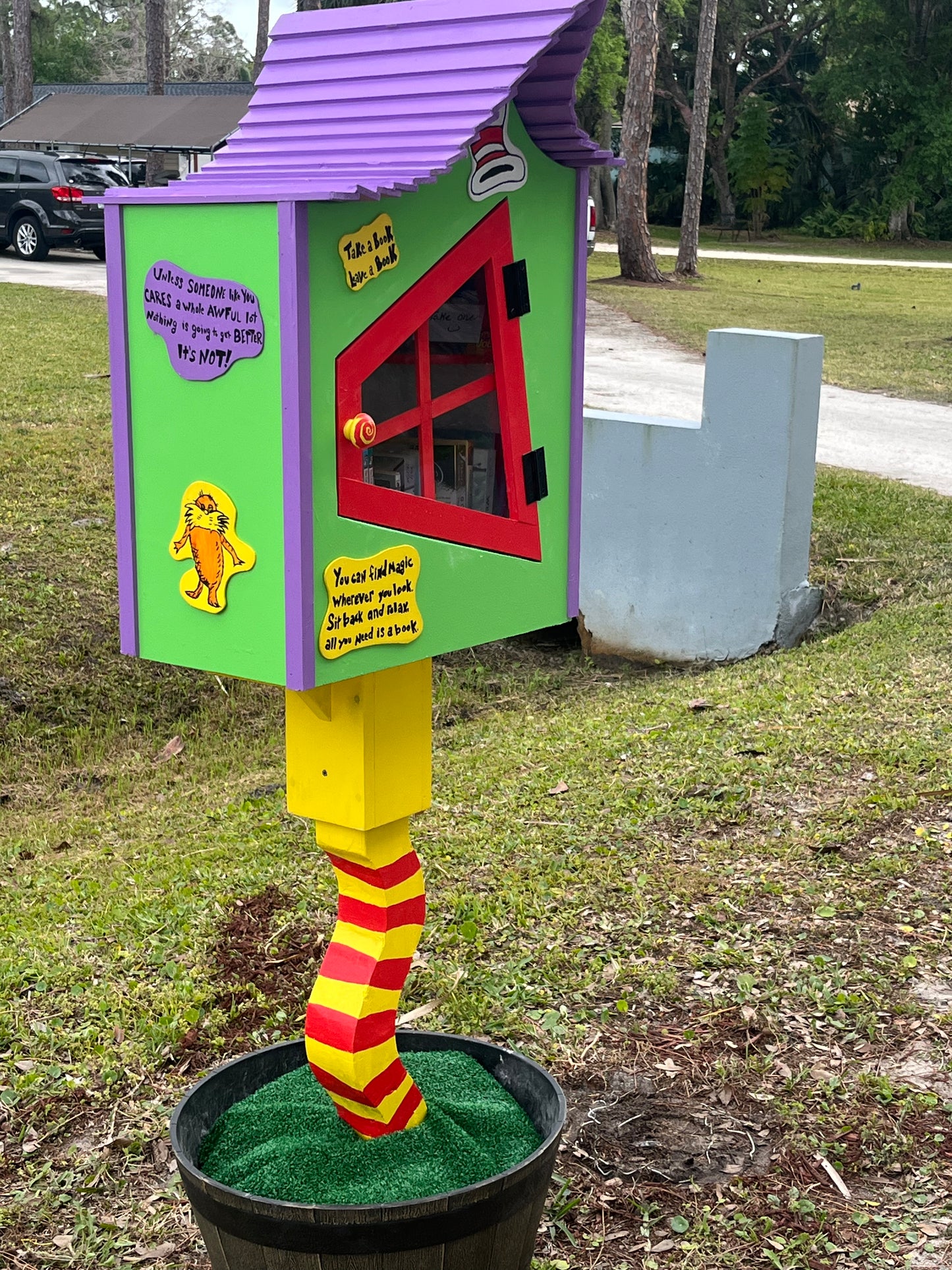 Dr. Seuss Whimsical Neighborhood Library