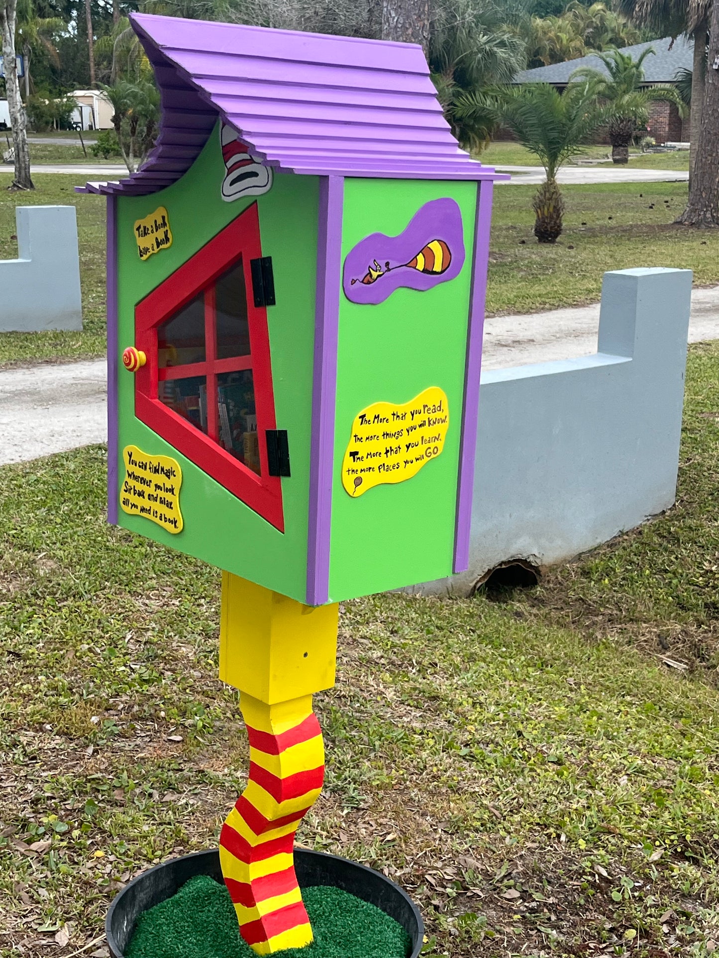 Dr. Seuss Whimsical Neighborhood Library