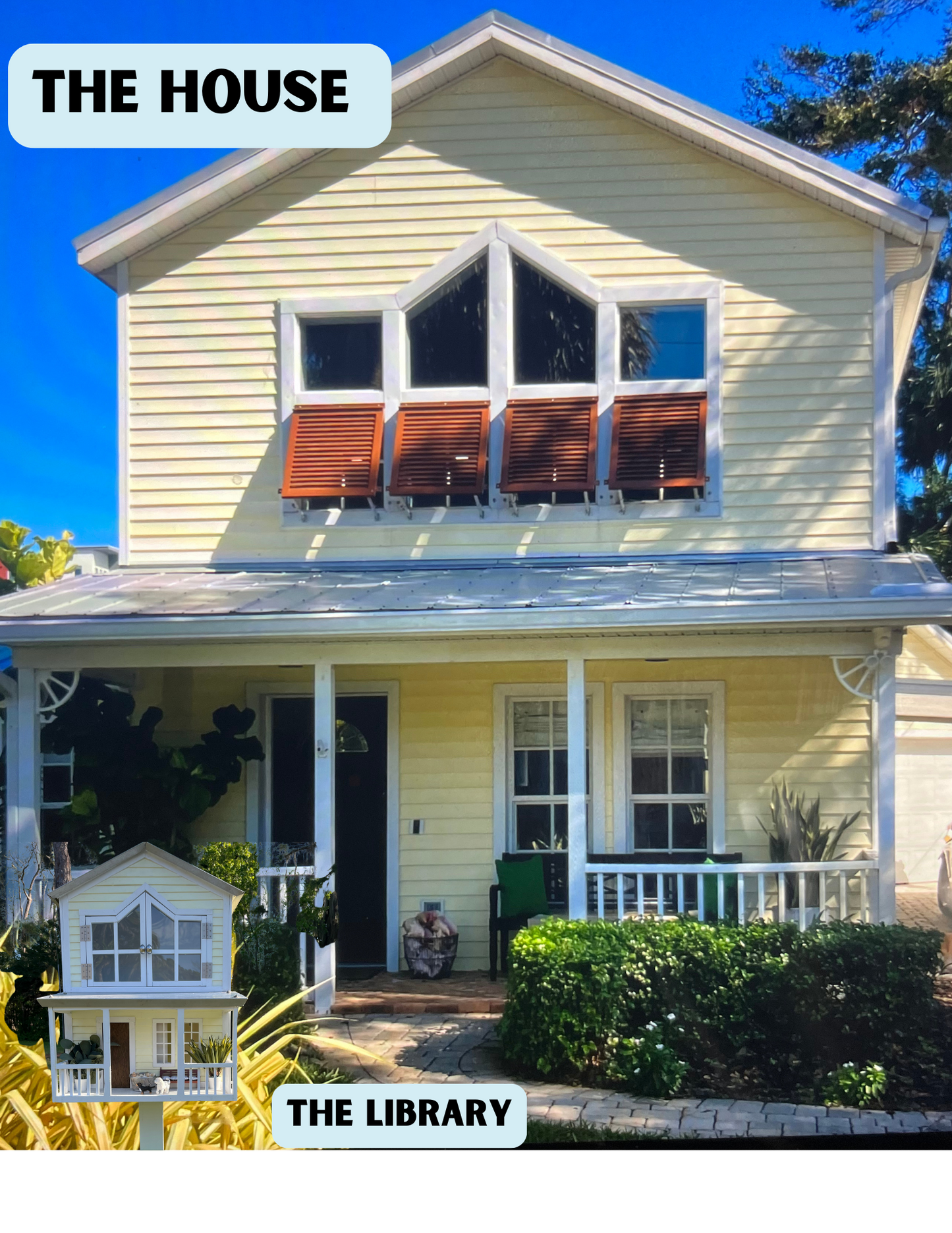 Custom Lit Inspired Neighborhood Library