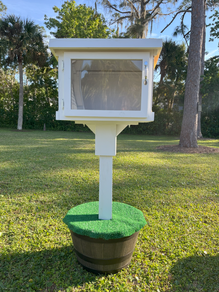 Novel Idea Neighborhood Library (does not include post or planter)